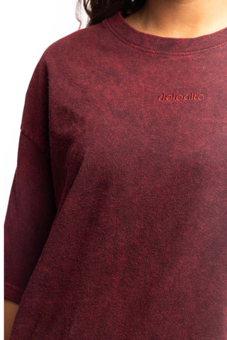 Polera oversize Logo